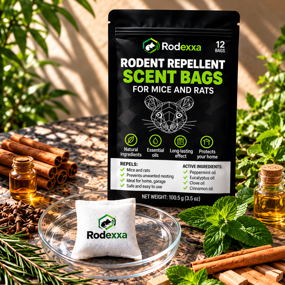 Rodexxa Natural Mouse and Rat Repellent – Scented Sachets